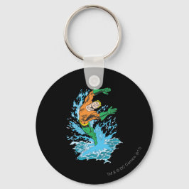 Chaveiro Aquaman salta em onda