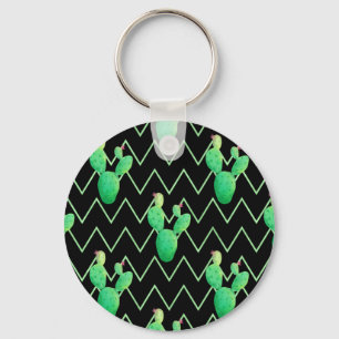 Chaveiro Aquarela Cactus