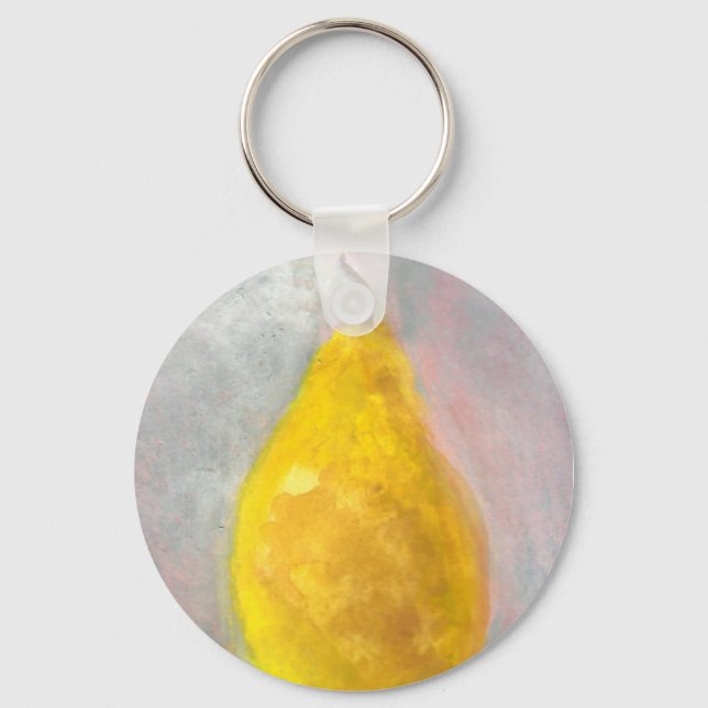 Chaveiro Aquarela de Pear ouro com Vida Útil (Frente)