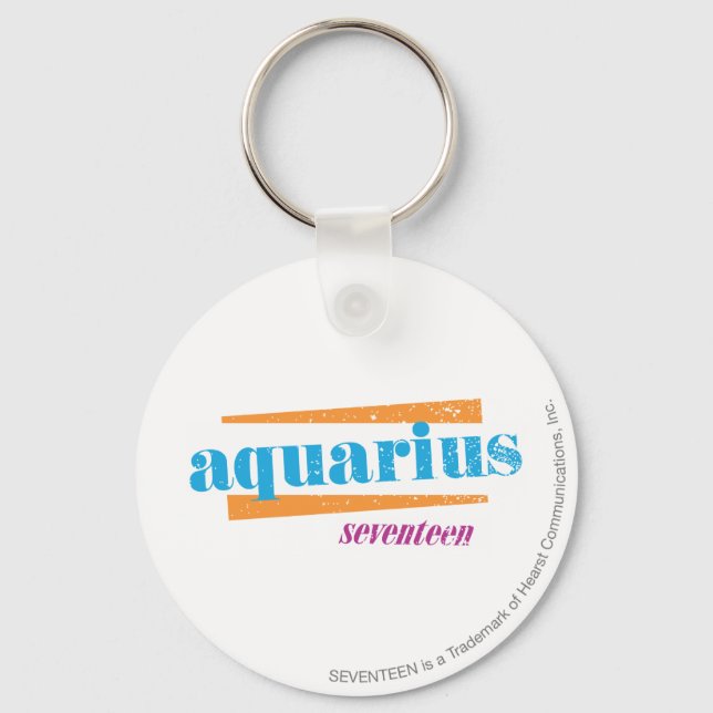 Chaveiro Aquarius Aqua (Frente)