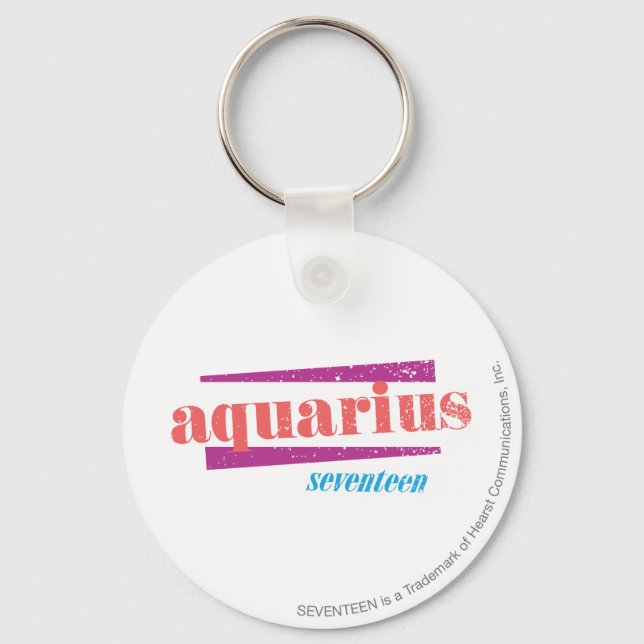 Chaveiro Aquarius Pink (Frente)