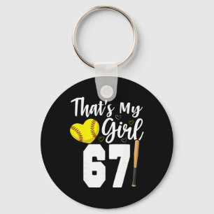 Chaveiro Aquela É Minha Garota Número #67 Softll Número 67