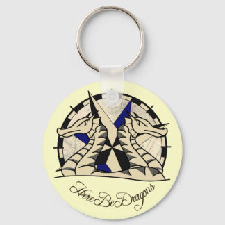 Chaveiro Aqui Estejam Dragões - Keyring