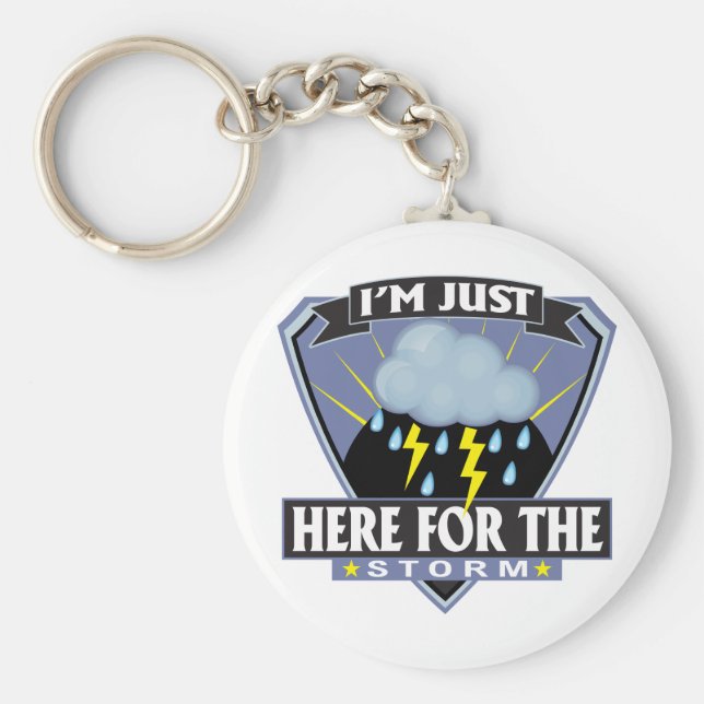 Chaveiro Aqui para a Tempestade (Frente)