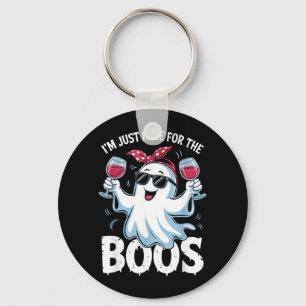Chaveiro Aqui pelos Boos Fantasma Fofo Divertido Dia das Br