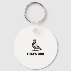 Chaveiro Aquilo é Coo - Pombo Engraçado Com Óculos De Sol 2