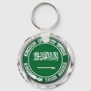 Chaveiro Arábia Saudita redonda Emblem