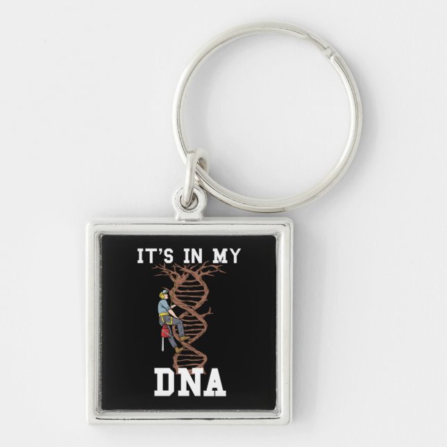 Chaveiro Arborista Homens de Madeira Lumberjack Oferece (Frente)