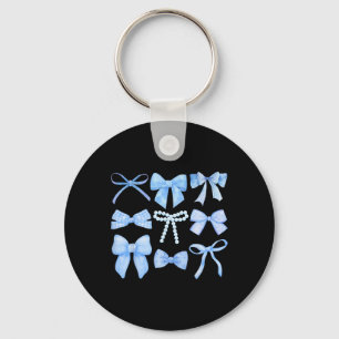 Chaveiro Arco Azul E Fita Meninas Gráficas Cudas, Fita, Moç