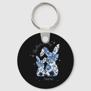Chaveiro Arco Coquetel Azul Floral Mãe Páscoa Cony Por