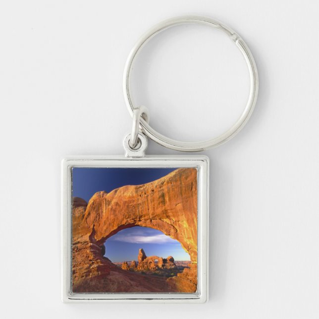 Chaveiro Arco da Torre, Parque Nacional dos Arcos, Utah, EU (Frente)