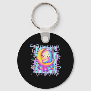 Chaveiro Arco de coquete colorido Ghost Boo Girl Spooky