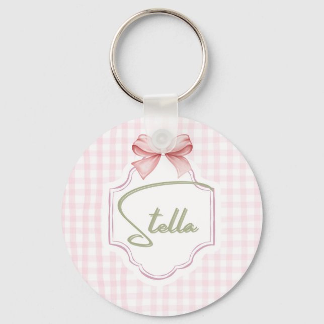 Chaveiro Arco de Ensino Personalizado da Garota Stella Baby (Frente)
