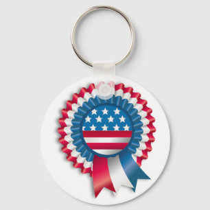 CHAVEIRO ARCO DE FLAG RIBBON AMERICANO