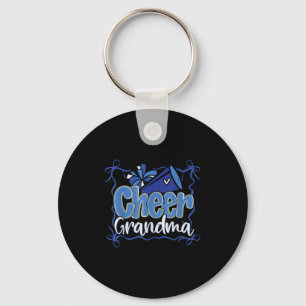 Chaveiro Arco de Pom Coquette Azul Cheia vovó G-mãe Chee