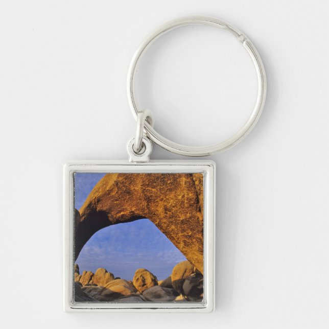 Chaveiro Arco de rocha no Parque Nacional da Árvore de Josu (Frente)
