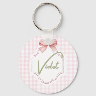 Chaveiro Arco do infantário Violet Baby Girl Personalizado