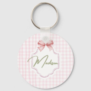 Chaveiro Arco do Madison Baby Girl Personalizado &Gingham