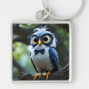 Chaveiro Arco Fantasy Cute Owl Glass