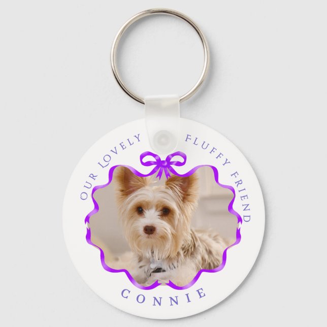 Chaveiro Arco Fita de Memória de Pet de Fita do Friso do Ch (Frente)