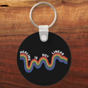 Chaveiro Arco-íris de Consciência sobre Saúde Mental LGBTQ