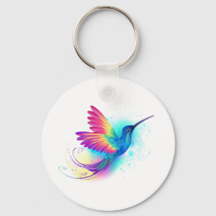 Chaveiro Arco-Íris Exótico Hummingbird