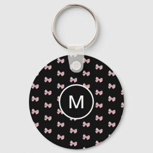 Chaveiro Arco rosa-branco personalizável impresso