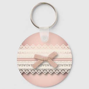 Chaveiro Arco rosa-rosa-rosa branco-girino da princesa Kawa