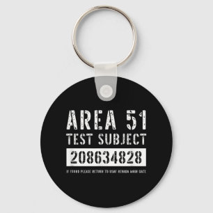 Chaveiro Área 51 Testes Assunto 4828 Hallowee de rapto de A
