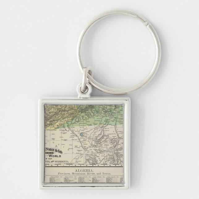 Chaveiro Argélia, Túnis e Marrocos (Frente)
