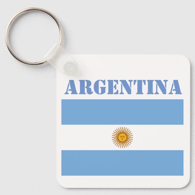 Chaveiro Argentina Flag Shobolas Futebol Argentino (Frente)