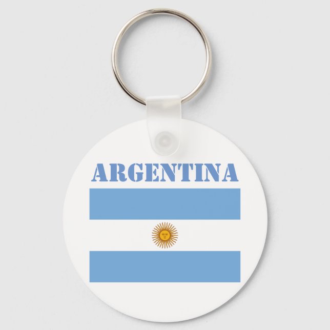 Chaveiro Argentina Flag Shobolas Futebol Argentino (Frente)