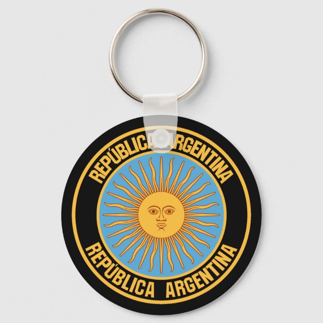 Chaveiro Argentina Round Emblem (Frente)