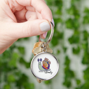 Chaveiro Argola de Chave Redonda com Caracol-Presente para