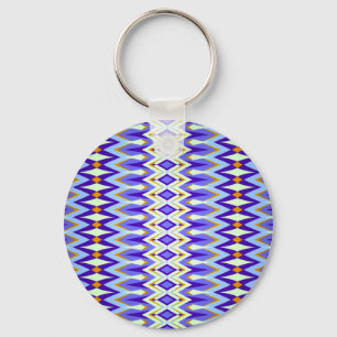 Chaveiro Argyle Fun Blue e Orange