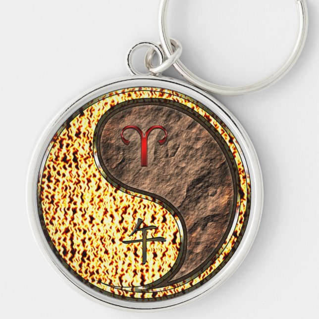 Chaveiro Aries & Earth Horse (Frente)