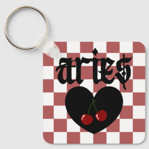 Chaveiro Aries Gothic - Design de cereja controlada por est