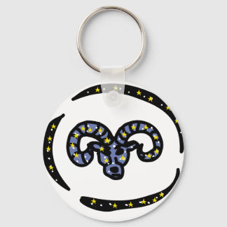 Chaveiro Aries Ram Zodiac Keychain – Minimal Cosmic Ram