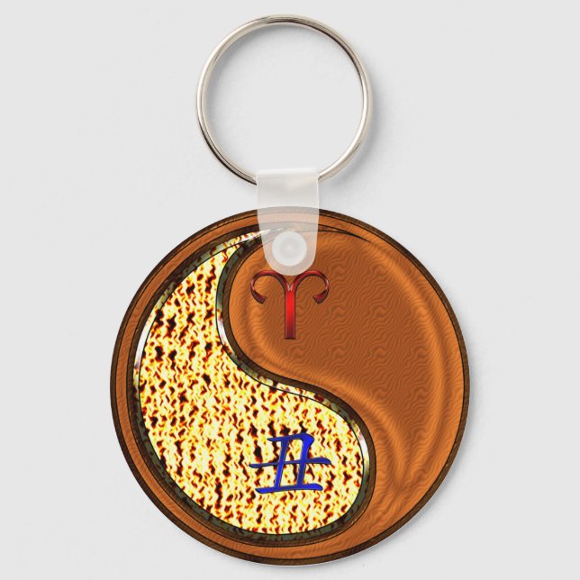 Chaveiro Aries & Wood Ox (Frente)