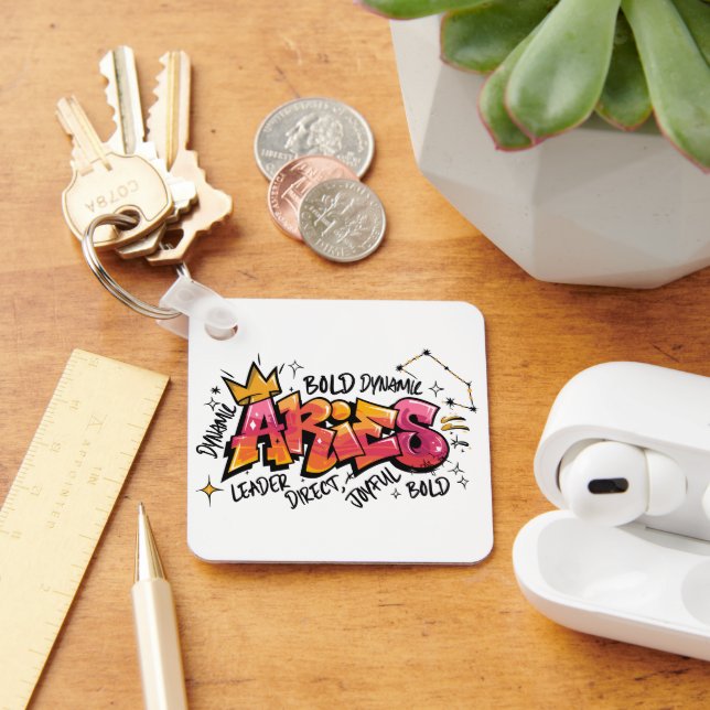 Chaveiro Aries Zodiac Graffiti  (Mesa)