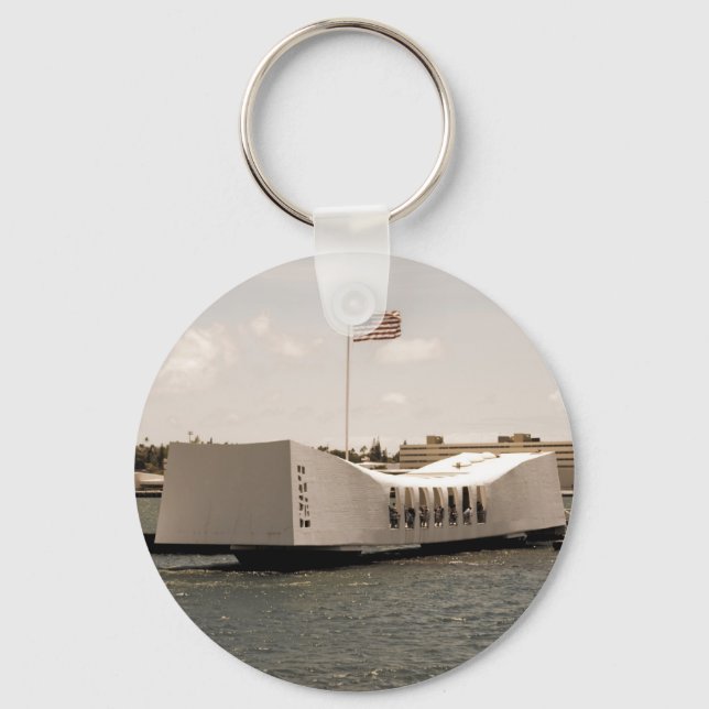 Chaveiro Arizona Memorial Pearl Harbor (Frente)