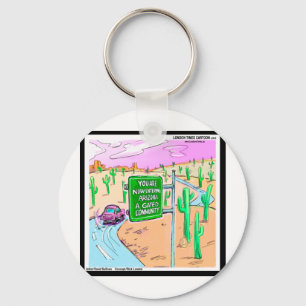 Chaveiro Arizona: Um Gated Community Funny Gifs & Camisetas