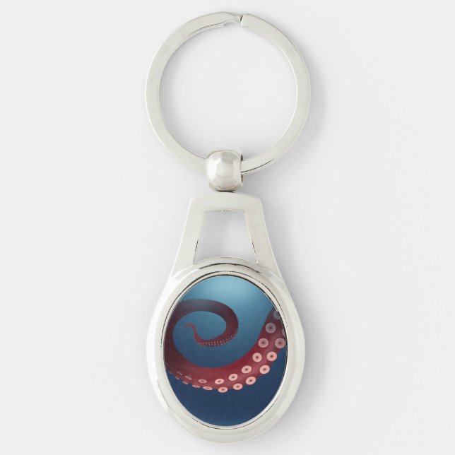 Chaveiro Arm Octopus, Monstro do Mar, Tentacle Suckers, náu (Frente)