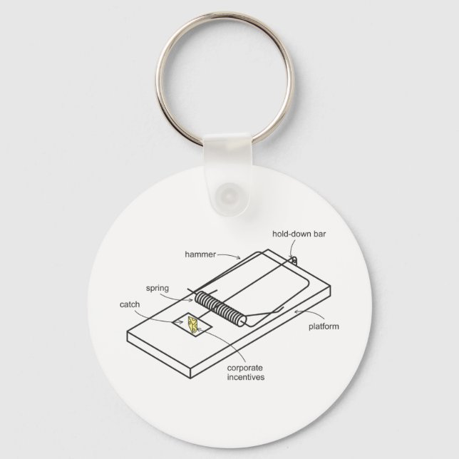 Chaveiro armadilha de rato (Frente)