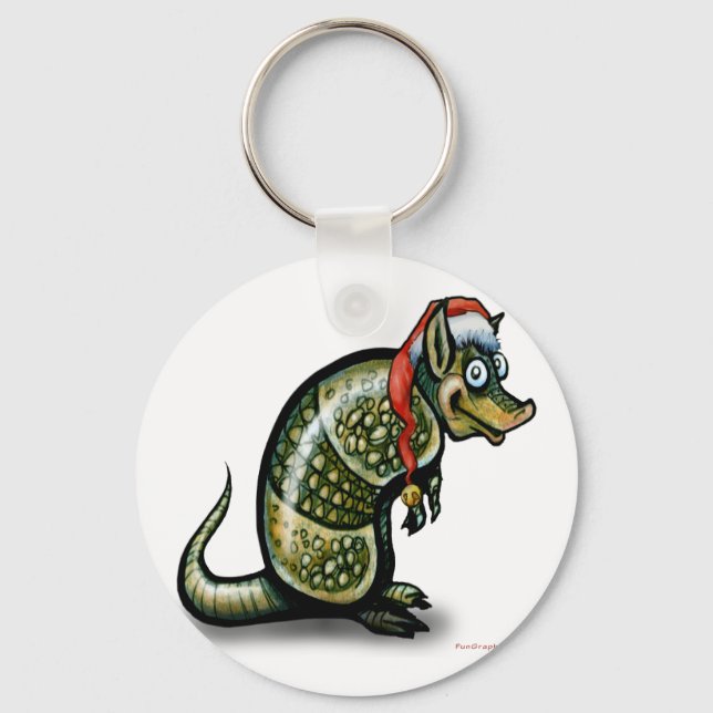 Chaveiro Armadillo Christmas (Frente)