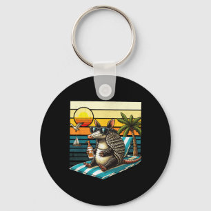 Chaveiro Armadillo e Sun Vintage 80s Retro Summer Vacatio