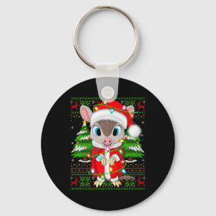 Chaveiro Armadillo Xmas Sweater Style Febre Papais noeis Ar