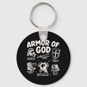 Chaveiro Armamento De Deus Bíblia Cristã Da Batalha De Gear