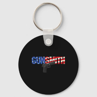 Chaveiro Armas americanas Patriota Bandeira EUA Estilo Retr