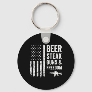 Chaveiro Armas De Beer Steak E Liberdade - Churrasco Americ